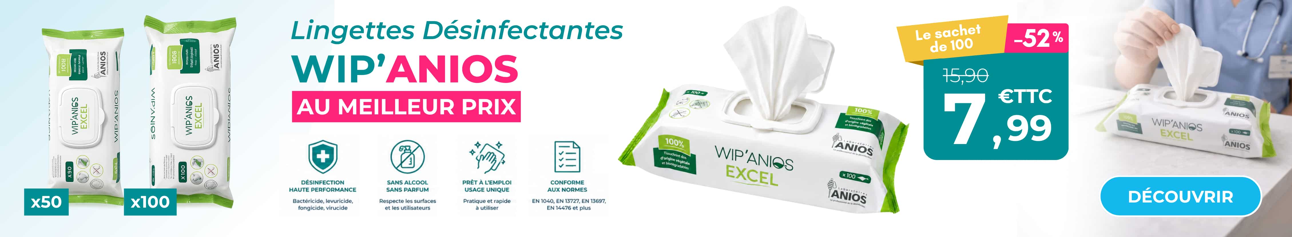 Banni&egrave;re Lingettes Anios